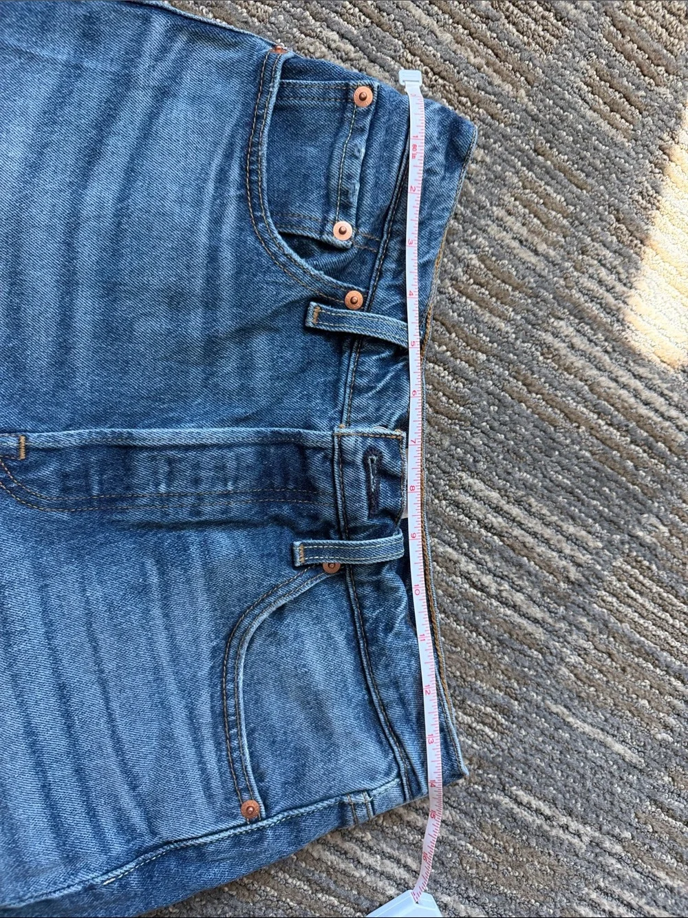 Levi's 501 button fly cutoff shorts